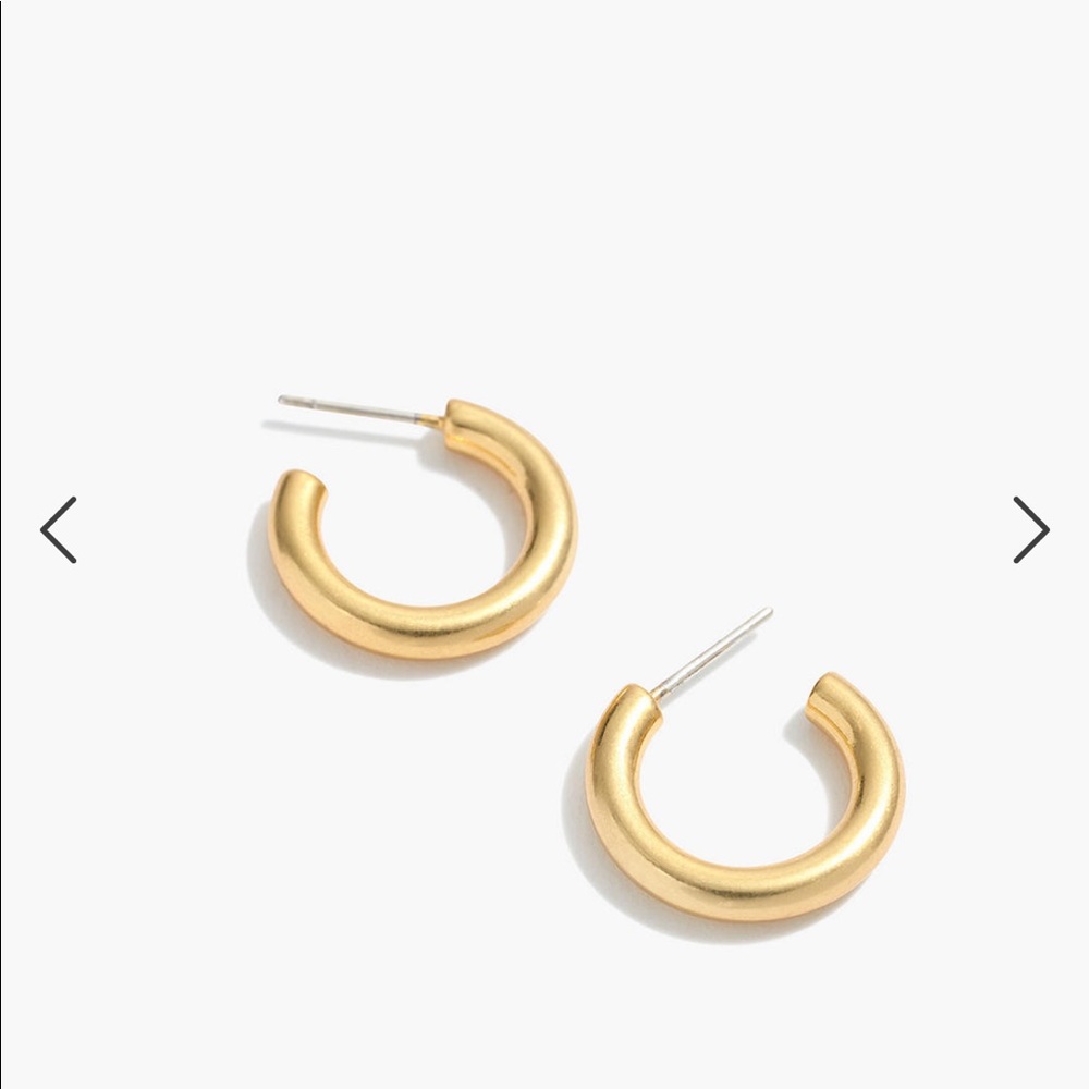 Madewell Chunky Gold Hoops